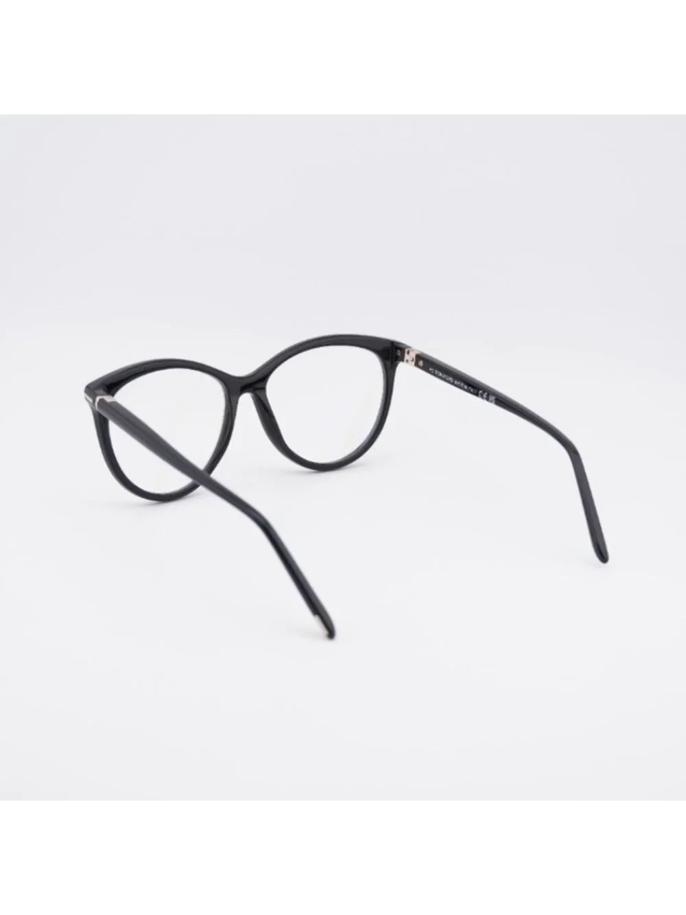 Tom Ford FT5990-B 001 Eyeglasses Shiny Black 55mm Cat Eye Frame